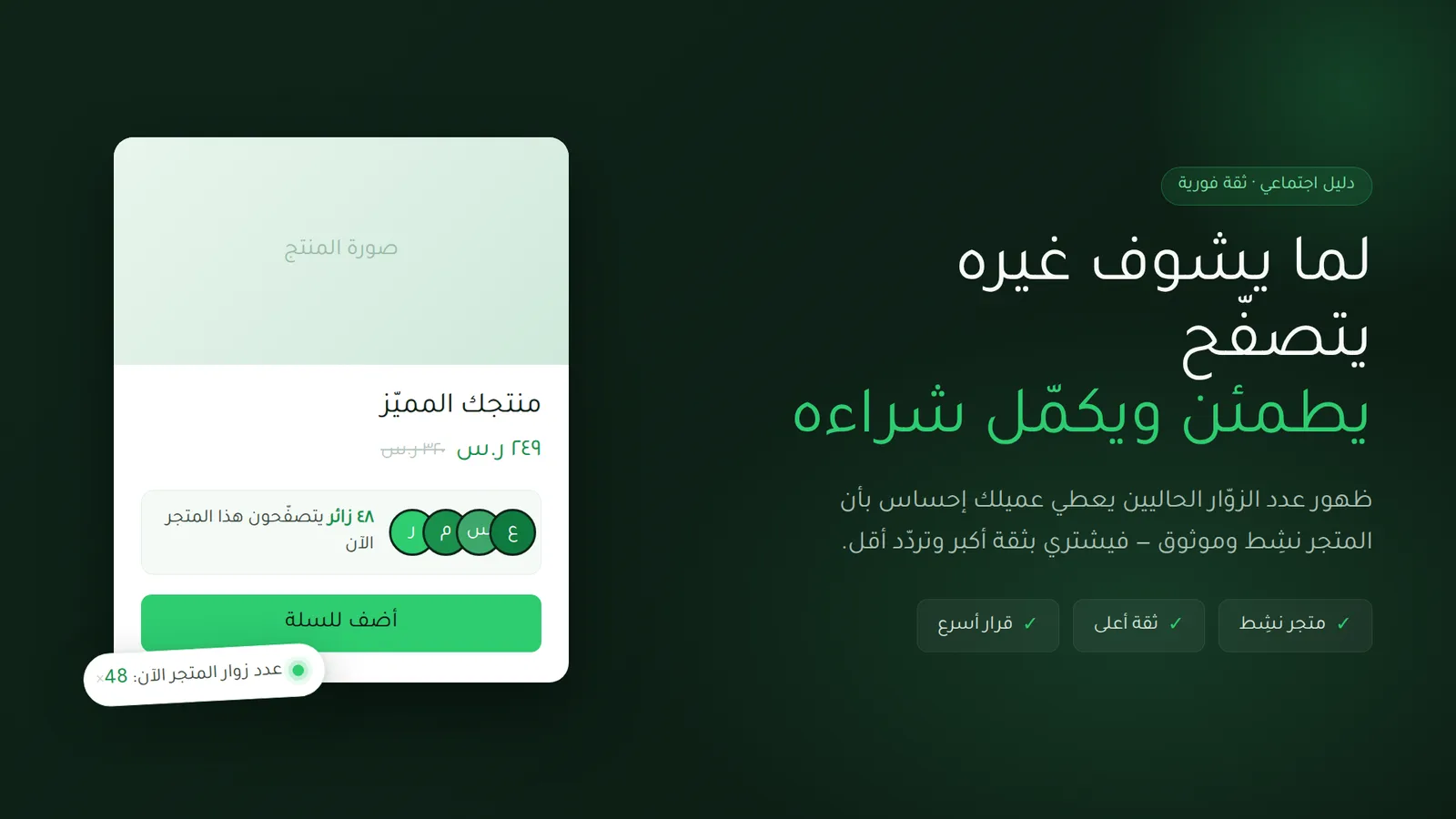 صورة من عداد زوار المتجر